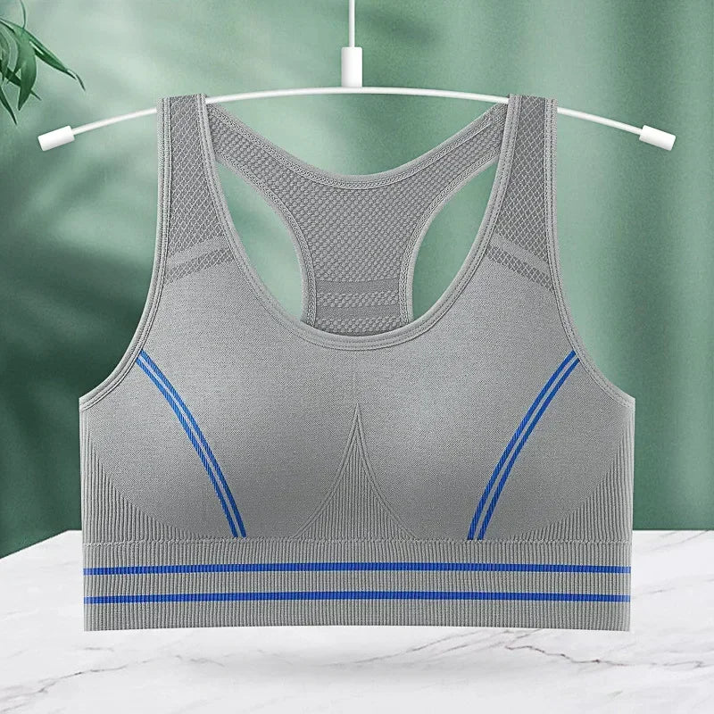 Padded Strappy Sports Bra | Women's Medium Support Yoga Bra