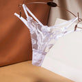 Women Panties Sexy Embroidery  Panty Transparent Underwear