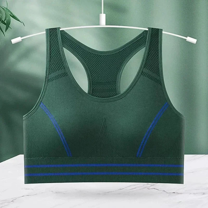 Padded Strappy Sports Bra | Women's Medium Support Yoga Bra