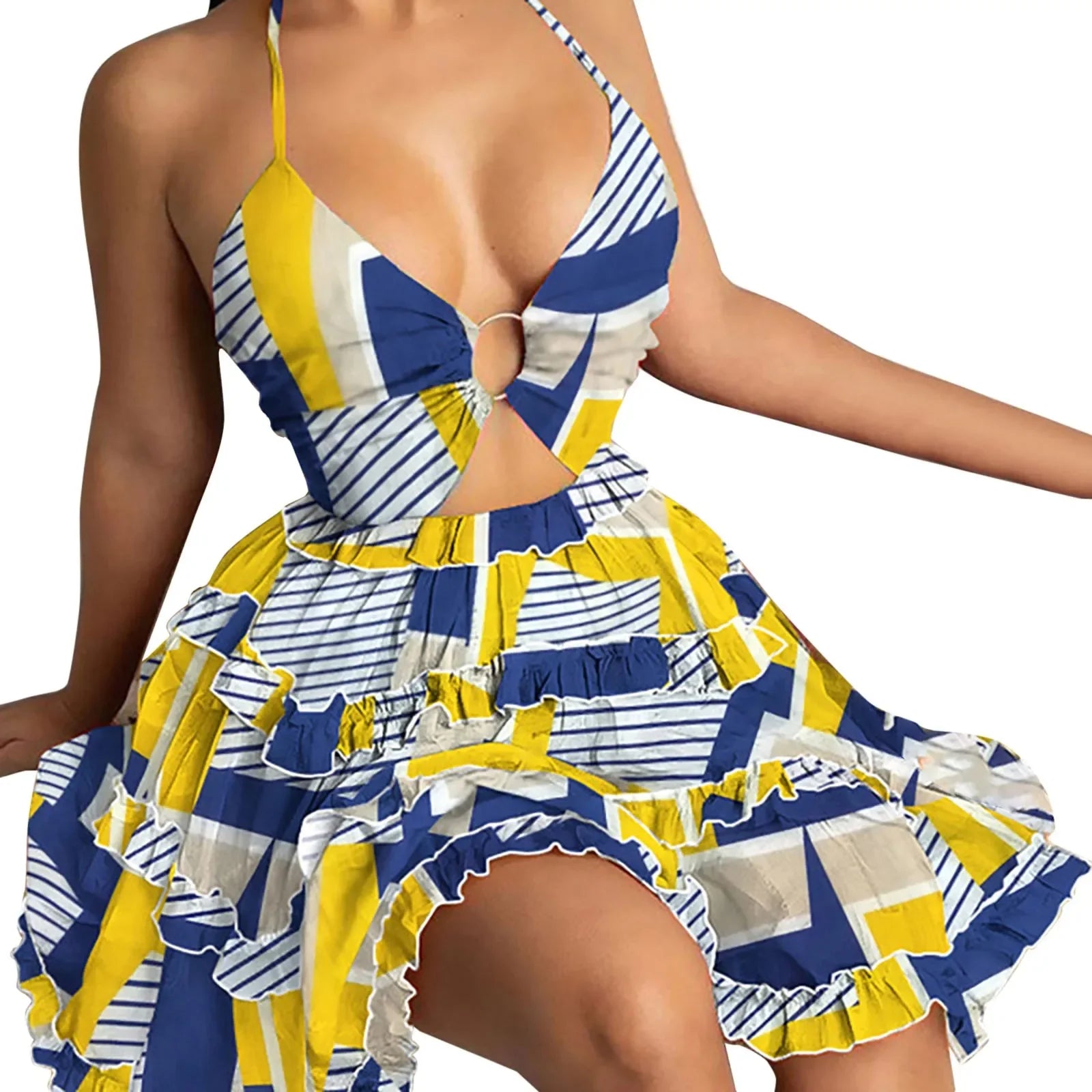 Sleeveless A-Line Knee-Length Dress